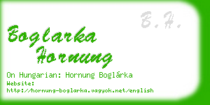 boglarka hornung business card